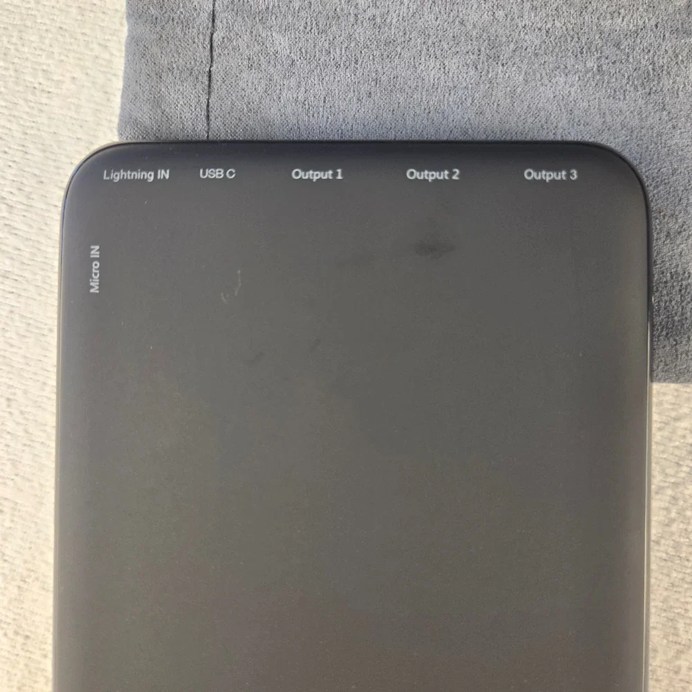 Charmast 26800mAh Portable Charger Power Bank W2002C USB-C 3 Outputs Black